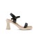 porronet Kali Black High Heel Sandal - Hauteur du talon : 8,5cm