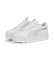 Puma Trainers Karmen Rebelle Space Metallics white