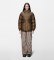 Comprar Rains Chaqueta Alta A-Line Puffer marrón