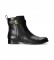 Ralph Lauren Briele ankle boots in black burnished leather