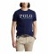 Ralph Lauren T-shirt blu navy Custom Fit in maglia