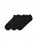 Ralph Lauren Pack of 3 Ghost Ped PP Black Socks
