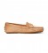 Ralph Lauren Barnsbury taupe leather moccasins