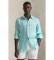 Comprar Polo Ralph Lauren Camisa de lino Custom Fit turquesa