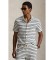 Buy Polo Ralph Lauren Knitted shirt and pointelle with white, navy stripes