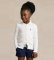 Comprar Polo Ralph Lauren Cárdigan de algodón en punto de ochos blanco