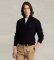 Acheter Polo Ralph Lauren Pull noir en maille avec fermeture éclair