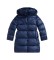 Buy Polo Ralph Lauren Navy metallic long jacket