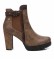 Refresh Ankle boots 0726200 brown - Heel height 10cm 