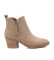 Buy Refresh Leather ankle boots 172621 taupe