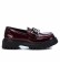 Refresh Burgundy patent leather loafers