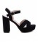 Refresh Sandals 069535 black -heel height: 11cm