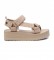 Refresh Sandals 079822 beige -platform height: 6cm