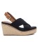 Refresh Sandals 170835 black -Height wedge 9cm