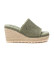 Comprar Refresh Sandalias de piel 172649 verde