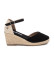 Comprare Refresh Espadrillas in pelle 17077001 nero