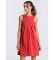 Lois Jeans Short Dress 132987 red