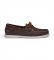 Buy Sebago Docksides Portland brown leather boat shoes
