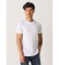 Six Valves T-shirt bÃ¡sica de manga curta branca