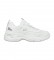 Skechers Sapatos de couro D'Lites 4.0 - Fresh Diva branco