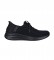 Skechers Trainers Tonal Stretch Knit Fixed Laced noir
