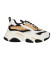 Nakup Steve Madden Possession-E bež, črne usnjene športne copate - višina platforme 7 cm