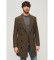 Buy Superdry Town Merchant Store greenish brown coat