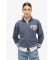 Buy Superdry Athletic Essentials half-zip sweatshirt with appliqué blue