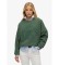 Buy Superdry Sweatshirt Athletic Tonal Applique green