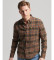 Acheter Superdry Chemise de bûcheron en coton biologique à carreaux verts