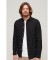 Comprar Superdry Camisa de linho casual de manga comprida preta