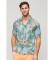Kopen Superdry Blauw Hawaiiaans shirt