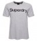 Superdry T-shirt avec logo Core grey