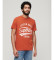 Kopen Superdry Koper Label T-shirt oranje