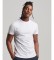 Superdry T-shirt en coton biologique avec logo Essential blanc
