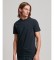 Superdry Organic cotton t-shirt with navy Essential logo