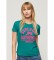 Acheter Superdry T-shirt ajusté à imprimé bouffant vert