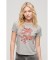 Comprare Superdry T-shirt slim fit grigia con drago di Komodo