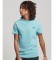 Superdry T-shirt Essential Logo turquoise
