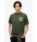 Kopen Superdry Copper Label groen relaxed fit T-shirt