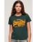 Comprar Superdry Camiseta gráfica neón de corte ajustado verde