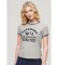 Kopen Superdry Ringer Athletic Essentials T-shirt grijs