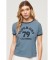 Nakup Superdry Majica Ringer Athletic Essentials modra