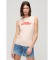 Kopen Superdry Sport Luxe Grafisch T-shirt roze
