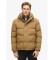Kup Superdry Brązowa kurtka pikowana z kapturem Everest