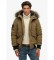 Kopen Superdry Everest groen gewatteerd bomberjack met capuchon