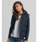 Comprare Superdry Gilet imbottito con cappuccio Everest blu scuro