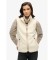 Comprare Superdry Gilet foderato in pile bianco attivo