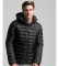 Comprar Superdry Casaco com capuz e acolchoado Fuji Sport preto
