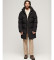 Buy Superdry Sports Hooded Quilted Jacket black